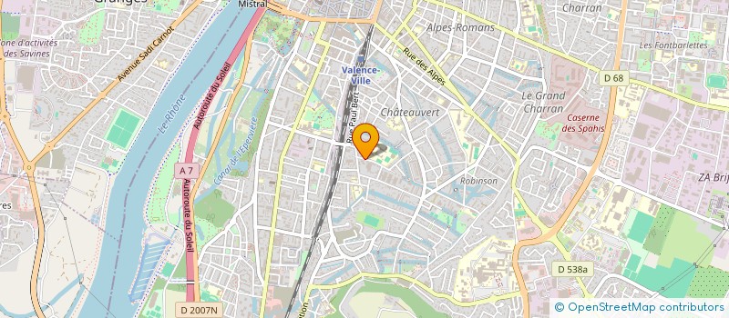 localisation de l'entreprise MONSIEUR JABER TOUAYLIA  VALENCE