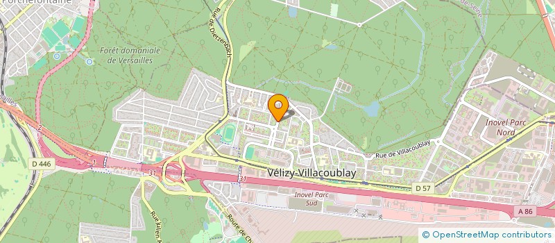 localisation de l'entreprise MONSIEUR JABEZ AROQUIASSANY  VELIZY-VILLACOUBLAY