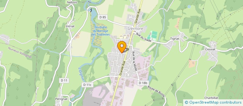 localisation de l'entreprise MONSIEUR JABIR EDDAHCHOURI  IZERNORE