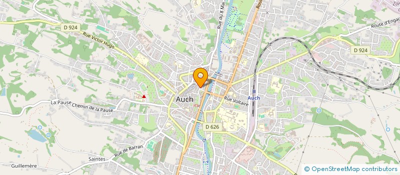 localisation de l'entreprise MONSIEUR JABIR USMANI à AUCH