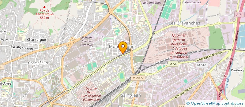 localisation de l'entreprise MONSIEUR JABLONSKI WOJCIECH ADAM  CLERMONT-FERRAND