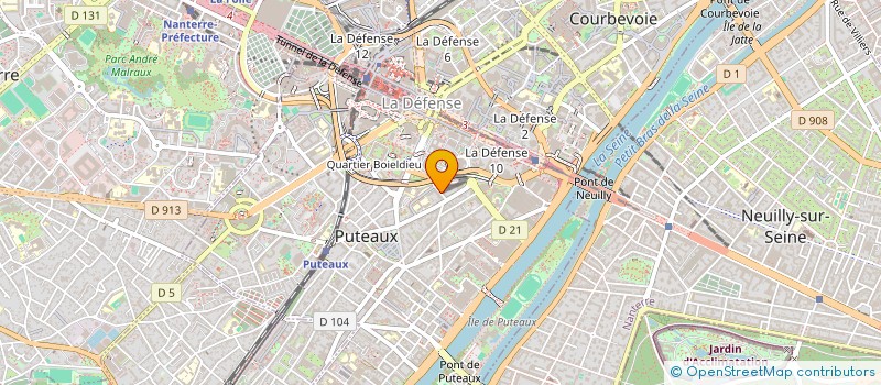 localisation de l'entreprise MONSIEUR JABRANE BELGHITH  PUTEAUX