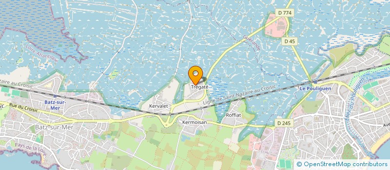 localisation de l'entreprise MONSIEUR JACEK GRYGOWSKI  BATZ-SUR-MER