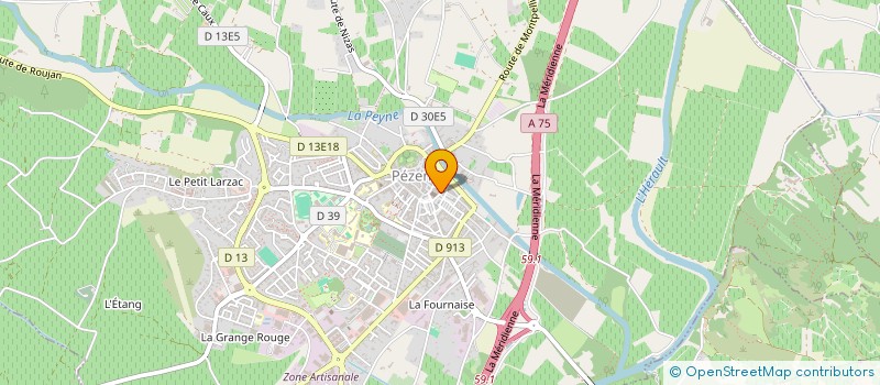 localisation de l'entreprise MONSIEUR JACEK HOFFA  PEZENAS