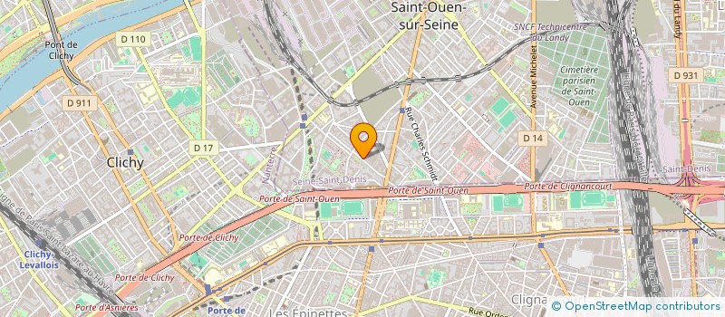 localisation de l'entreprise MONSIEUR JACEK KAMRAJ à SAINT-OUEN-SUR-SEINE