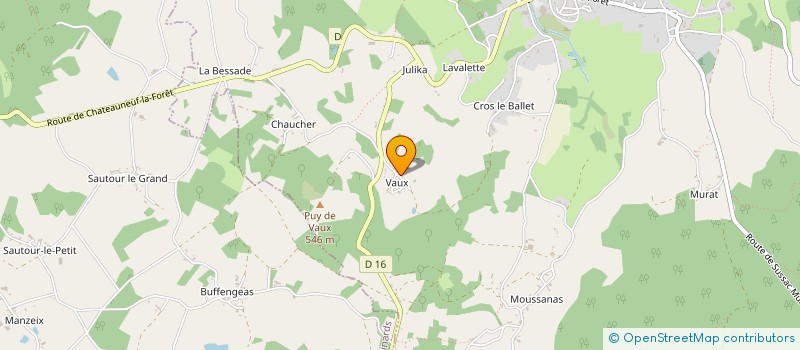 localisation de l'entreprise MONSIEUR JACEK KAZMIERCZAK  CHATEAUNEUF-LA-FORET