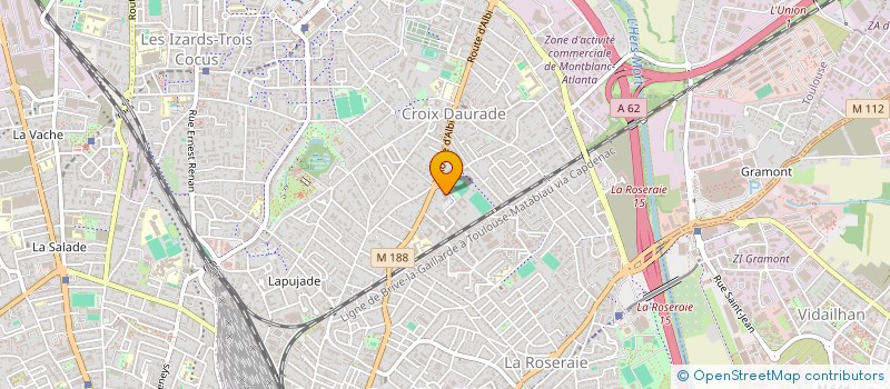 localisation de l'entreprise MONSIEUR JACEM BOUCHEMA  TOULOUSE