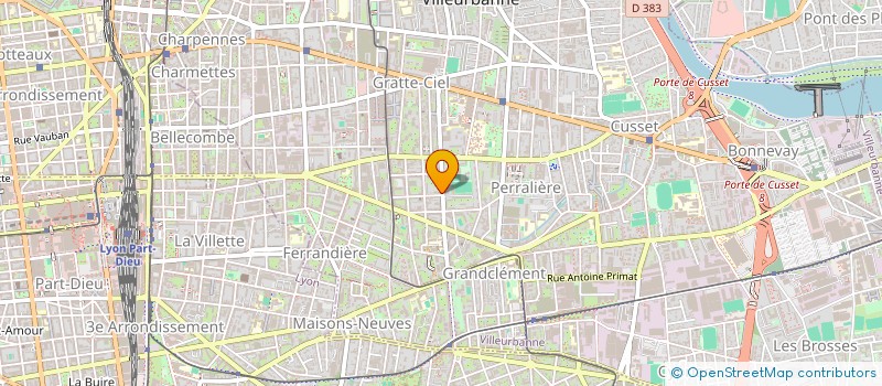 localisation de l'entreprise MONSIEUR JACEM KHELLAS  VILLEURBANNE