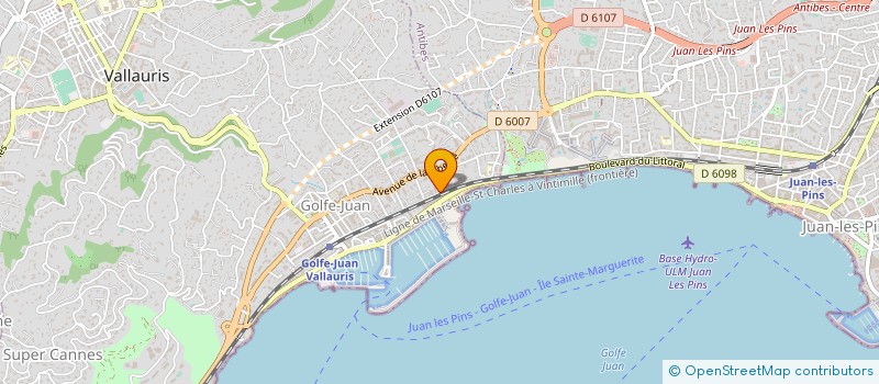 localisation de l'entreprise MONSIEUR JACINTO BASTOS ALVES à VALLAURIS