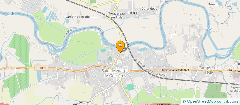 localisation de l'entreprise MONSIEUR JACINTO DA SILVA SANTOS  SAINT-MEDARD-DE-GUIZIERES