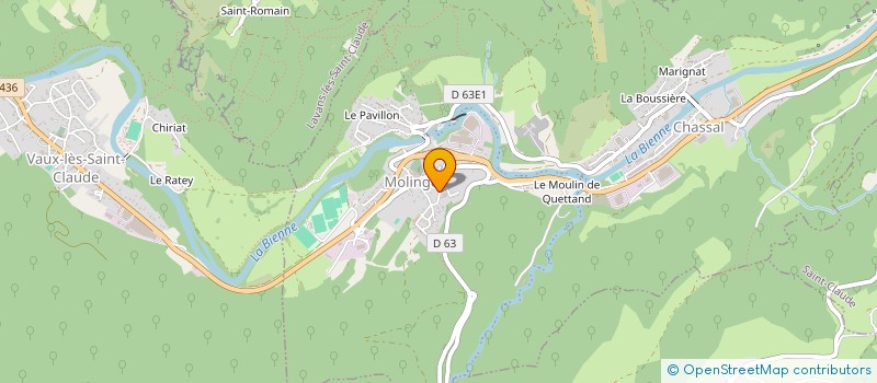 localisation de l'entreprise MONSIEUR JACINTO MARTIN-REVELO  CHASSAL-MOLINGES