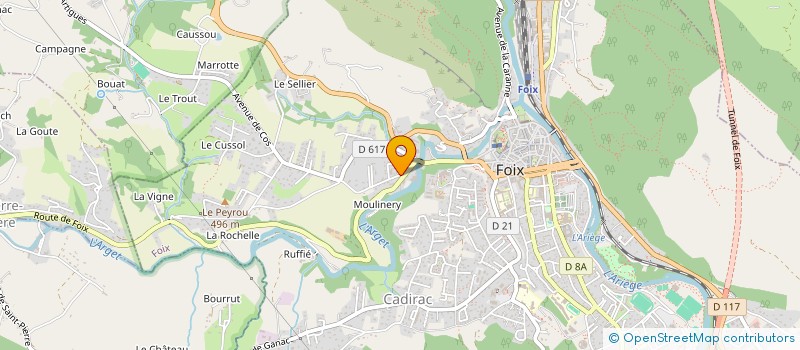 localisation de l'entreprise MONSIEUR JACINTO PACHECO à FOIX