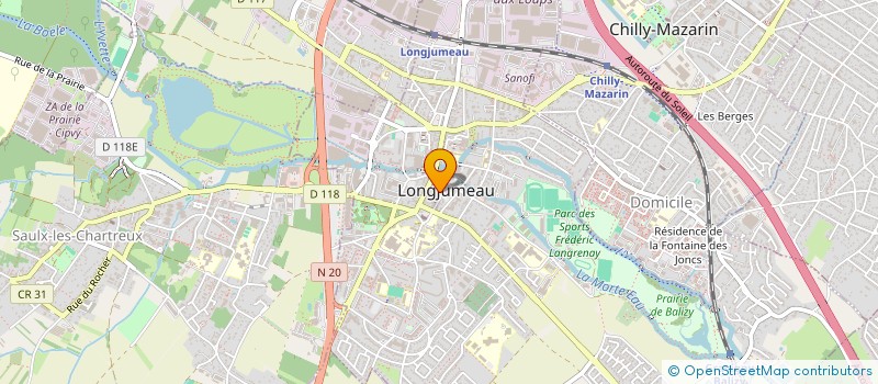 localisation de l'entreprise MONSIEUR JACINTO PEREIRA MONTEIRO  LONGJUMEAU