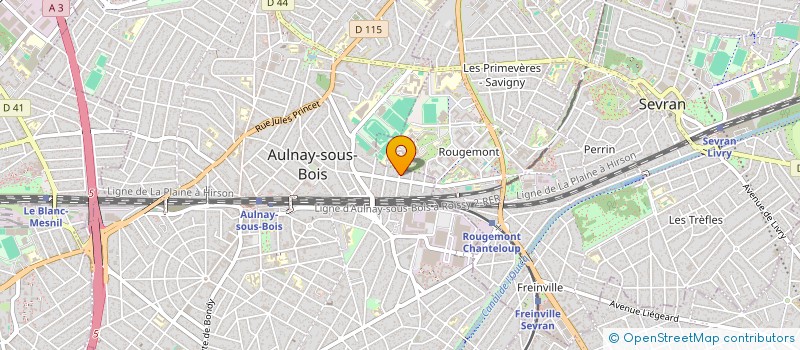 localisation de l'entreprise MONSIEUR JACINTO RIBEIRO SANCHES PEREIRA à AULNAY-SOUS-BOIS