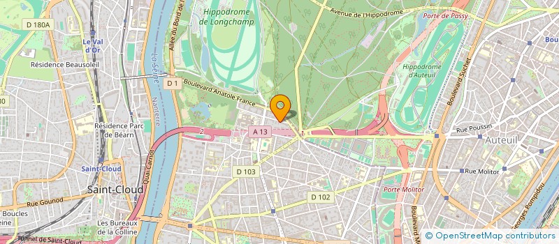 localisation de l'entreprise MONSIEUR JACK ANACLET  BOULOGNE-BILLANCOURT
