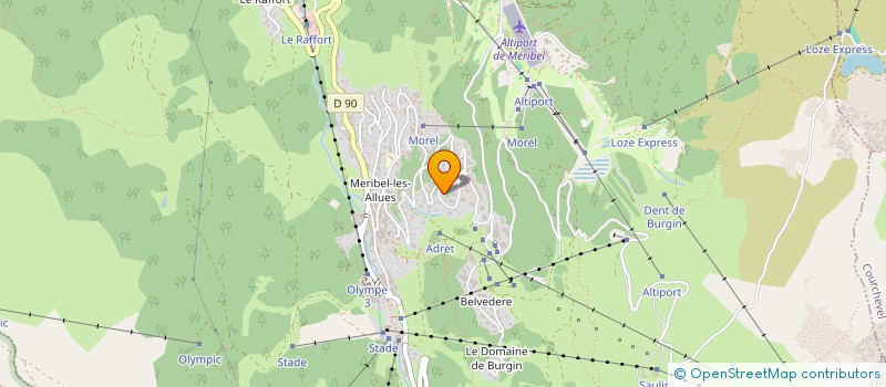 localisation de l'entreprise MONSIEUR JACK AUSTIN-CAPP à COURCHEVEL