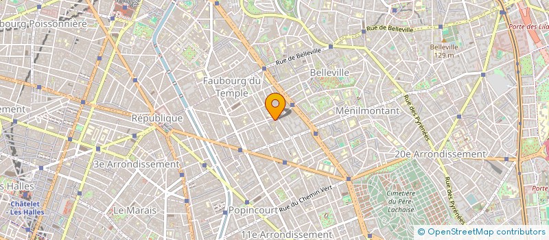 localisation de l'entreprise MONSIEUR JACK BAKER  PARIS