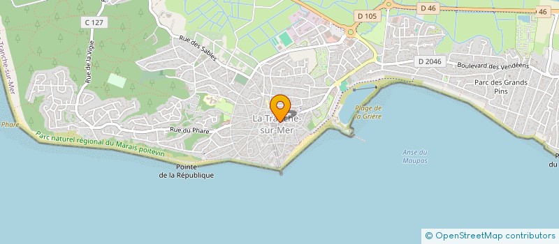 localisation de l'entreprise MONSIEUR JACK BERTHOME à LA TRANCHE-SUR-MER