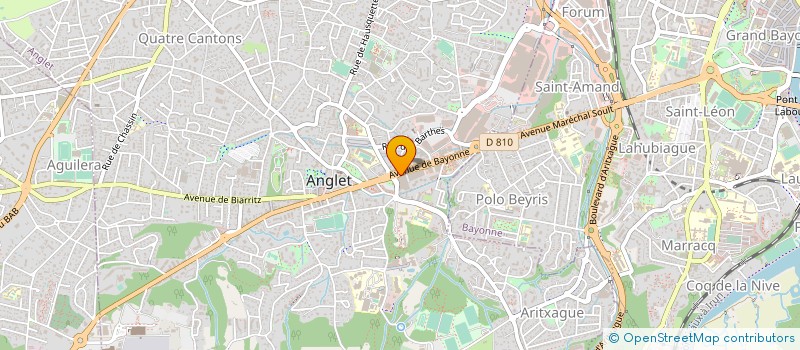 localisation de l'entreprise MONSIEUR JACK BOUGRIER  ANGLET