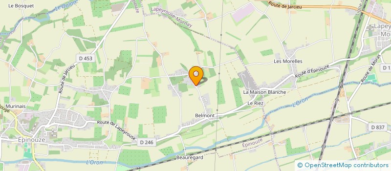 localisation de l'entreprise MONSIEUR JACK BOUZON  EPINOUZE