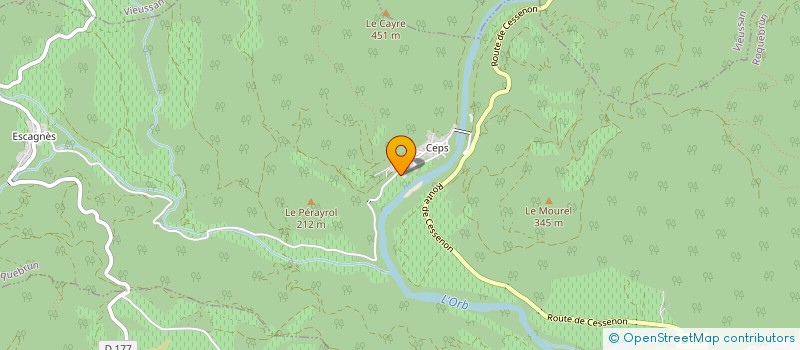 localisation de l'entreprise MONSIEUR JACK CARTWRIGHT  ROQUEBRUN