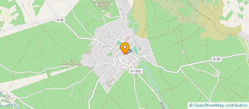 localisation de l'entreprise MONSIEUR JACK CAVALLER  CAUX