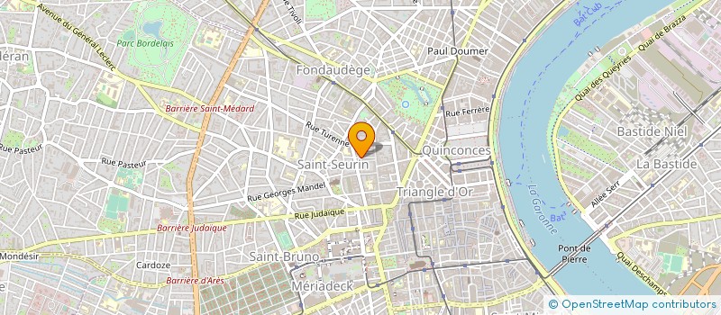 localisation de l'entreprise MONSIEUR JACK CHAMBON à BORDEAUX