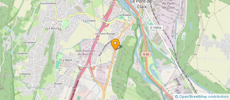 localisation de l'entreprise MONSIEUR JACK COLLIN  CLAIX