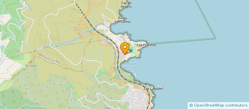 localisation de l'entreprise MONSIEUR JACK COUDERT  CERBERE