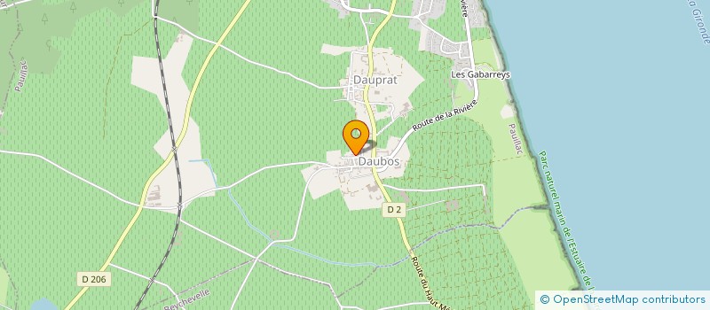 localisation de l'entreprise MONSIEUR JACK DUPUY  PAUILLAC