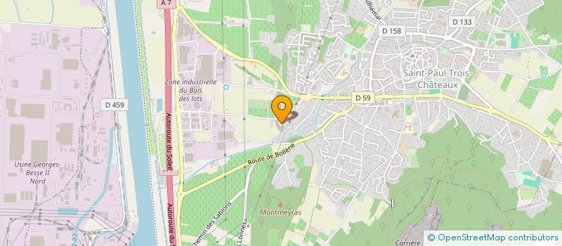 localisation de l'entreprise MONSIEUR JACK EGGIMANN  SAINT-PAUL-TROIS-CHATEAUX