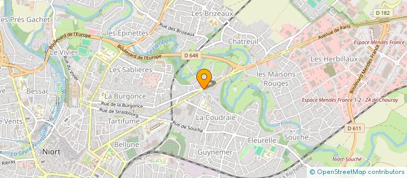 localisation de l'entreprise MONSIEUR JACK ESNAULT  NIORT