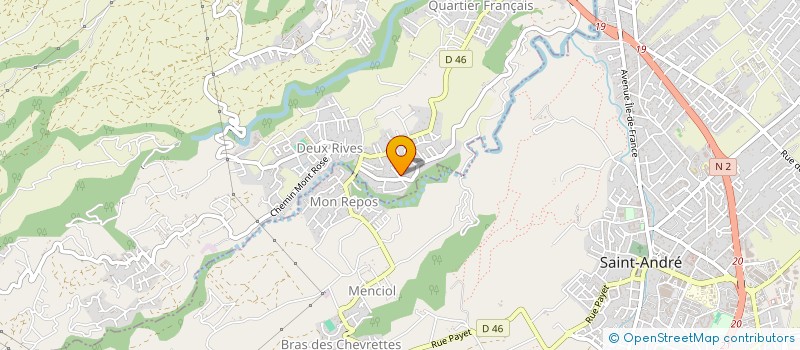 localisation de l'entreprise MONSIEUR JACK GOUIN  SAINTE-SUZANNE