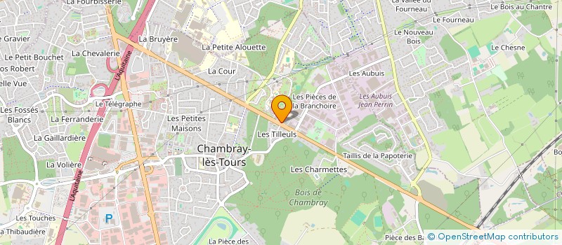 localisation de l'entreprise MONSIEUR JACK GUINCHARD  CHAMBRAY-LES-TOURS