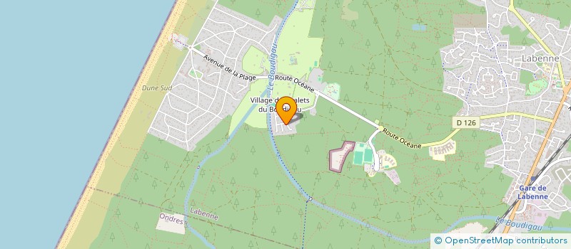 localisation de l'entreprise MONSIEUR JACK HALE  LABENNE