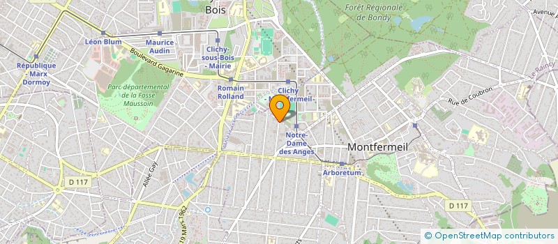localisation de l'entreprise MONSIEUR JACK HORNECH à MONTFERMEIL