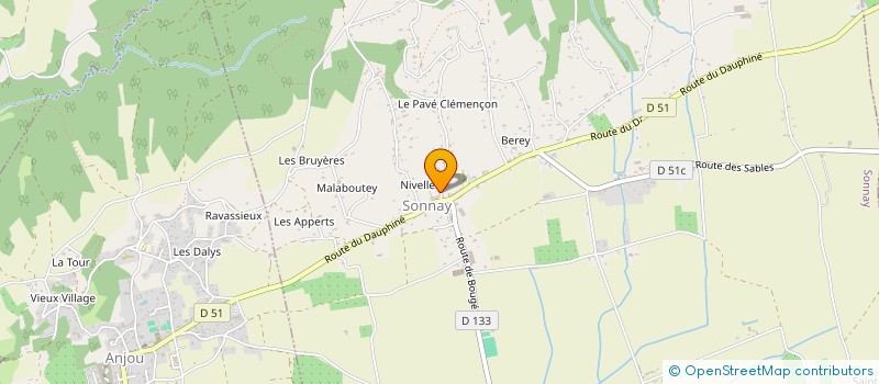 localisation de l'entreprise MONSIEUR JACK JURY à SONNAY