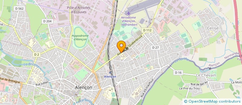 localisation de l'entreprise MONSIEUR JACK LANQUETIN à ALENCON