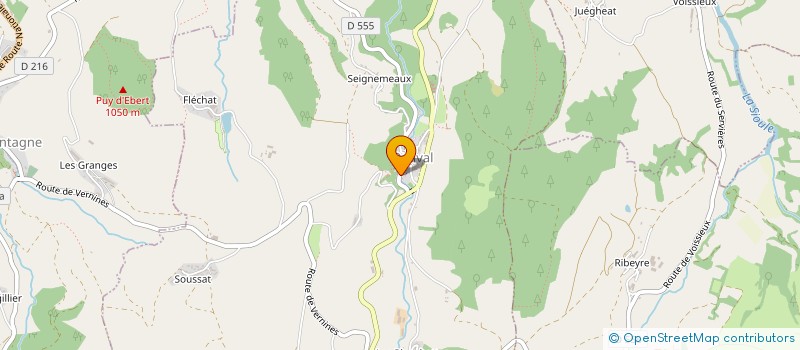 localisation de l'entreprise MONSIEUR JACK LELOUP  ORCIVAL