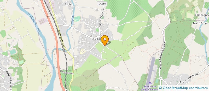 localisation de l'entreprise MONSIEUR JACK MERCIER  SAINT-HILAIRE-DE-BRETHMAS