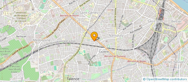 localisation de l'entreprise MONSIEUR JACK MILBURN  TALENCE