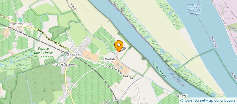 localisation de l'entreprise MONSIEUR JACK MONNEREAU  LABARDE