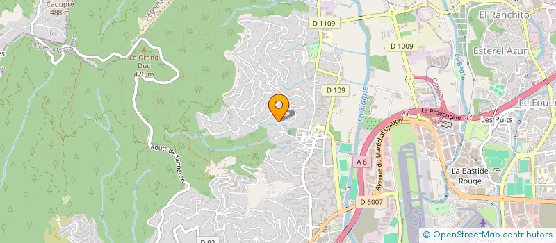 localisation de l'entreprise MONSIEUR JACK MOULINNEUF  MANDELIEU-LA-NAPOULE