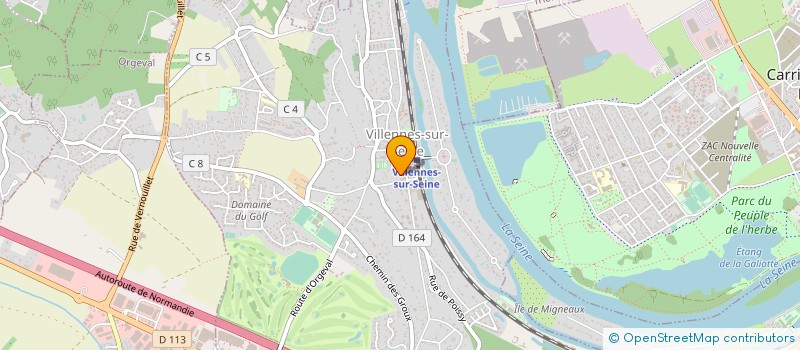 localisation de l'entreprise MONSIEUR JACK NAUDILLON à VILLENNES-SUR-SEINE