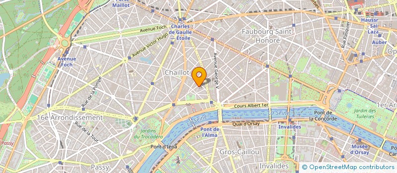 localisation de l'entreprise MONSIEUR JACK NIEL  PARIS