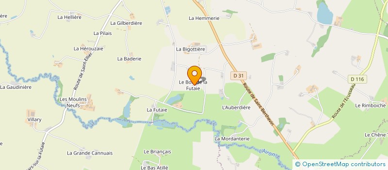 localisation de l'entreprise MONSIEUR JACK PINEDA DALE  SAINT-MARS-SUR-LA-FUTAIE