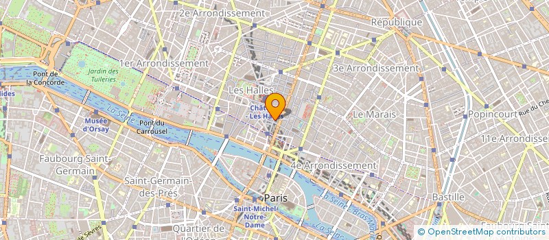 localisation de l'entreprise MONSIEUR JACK PONCET à PARIS