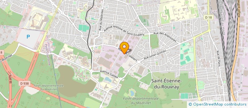 localisation de l'entreprise MONSIEUR JACK POUSSARD  SAINT-ETIENNE-DU-ROUVRAY