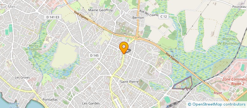 localisation de l'entreprise MONSIEUR JACK PROCTOR  ROYAN