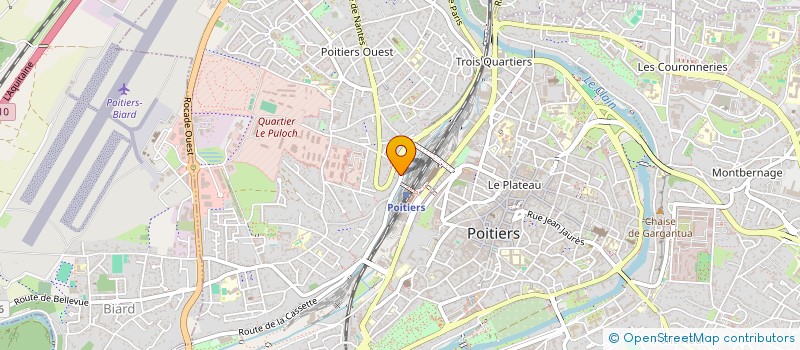 localisation de l'entreprise MONSIEUR JACK RENAULT  POITIERS